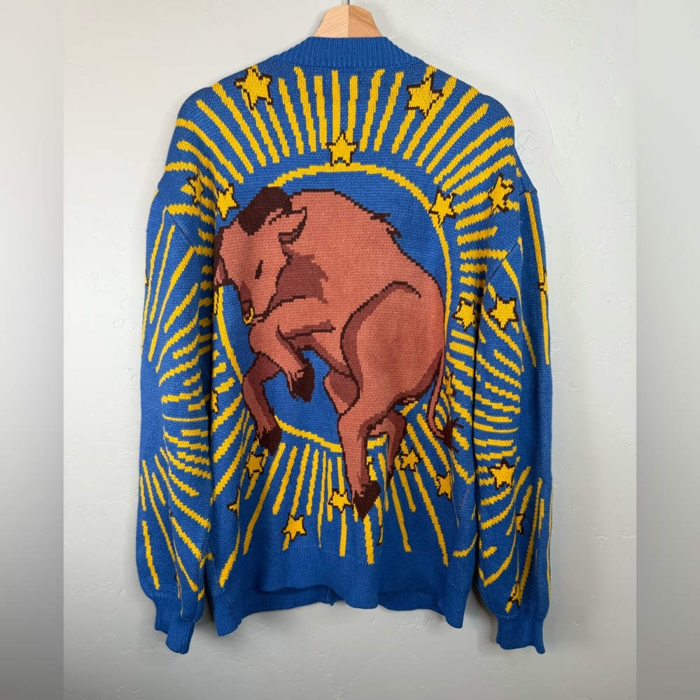 Steady Hands Taurus Zodiac Button-Up Cardigan M/L - Picture 2 of 9